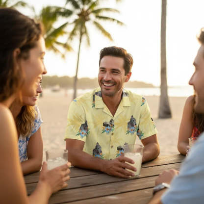 Personalized Face Hawaiian Shirt Gifts for Him