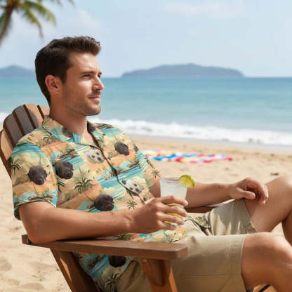 Personalized Face Hawaiian Shirt Summer Beach Essential