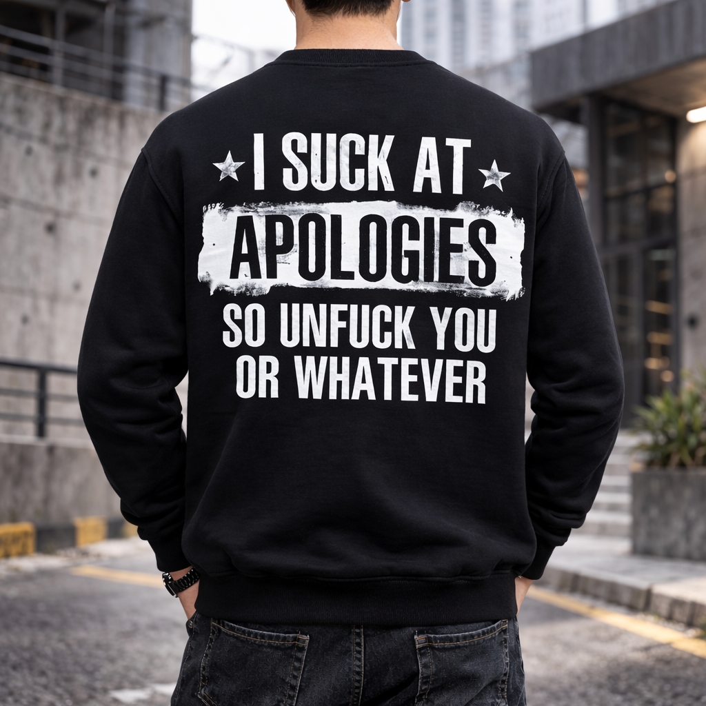 Dark Humorous Life Quote T-Shirt Sweatshirt Hoodie