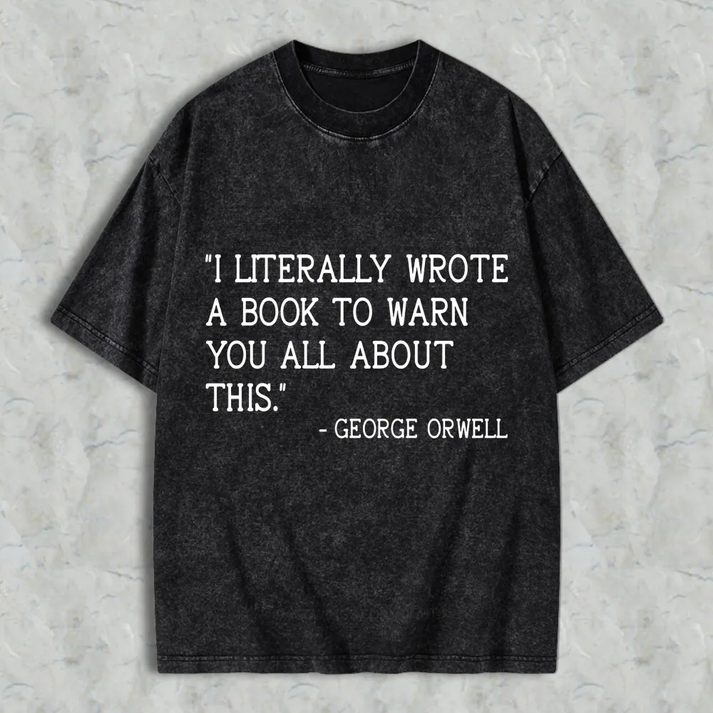 I Literally Wrote A Book To Warn You All About This Unisex Washed T-shirt