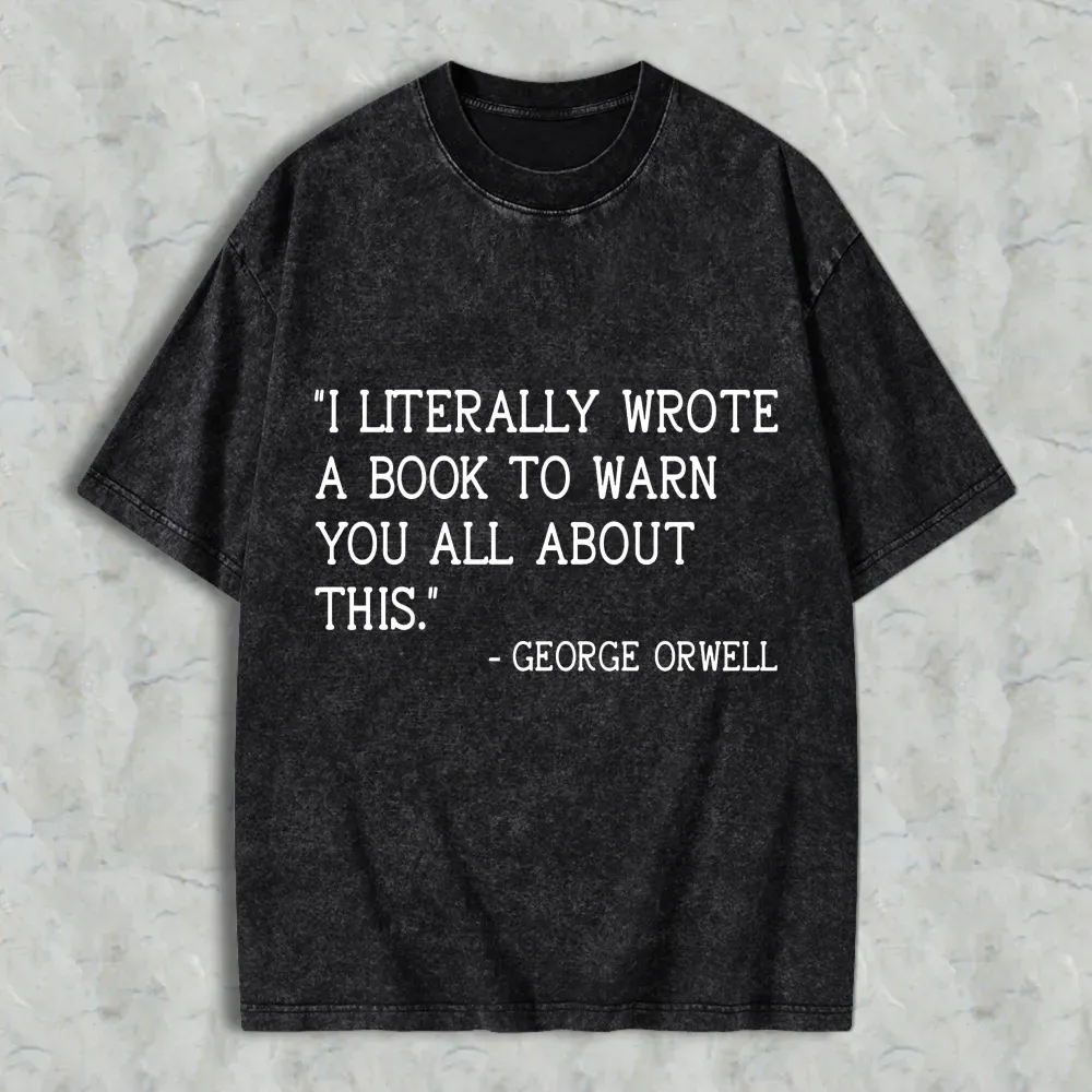 I Literally Wrote A Book To Warn You All About This Unisex Washed T-shirt
