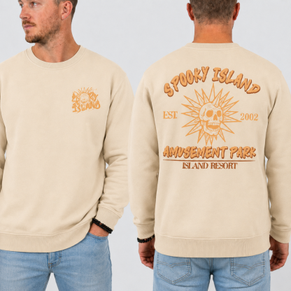 Unisex Spooky Island Halloween Movie Sweatshirt