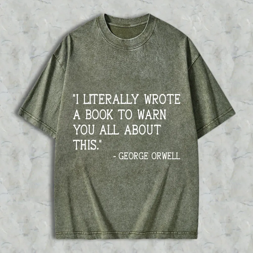 I Literally Wrote A Book To Warn You All About This Unisex Washed T-shirt