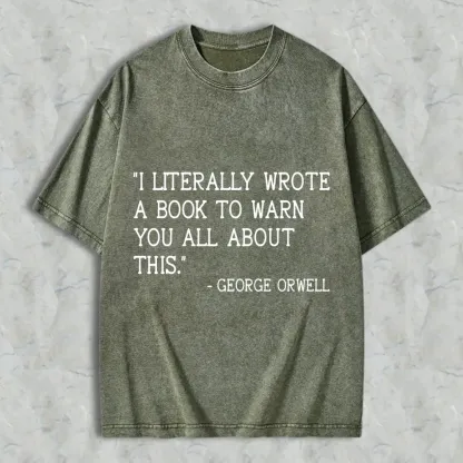 I Literally Wrote A Book To Warn You All About This Unisex Washed T-shirt
