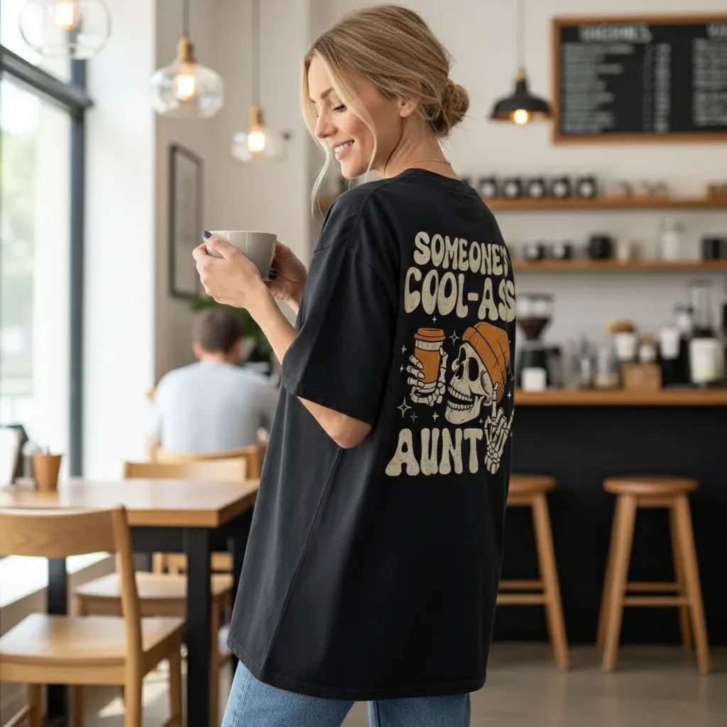 Someones Cool Ass Aunt Tee Cool Aunt Club T-shirt Auntie T-shirt Sister Gifts