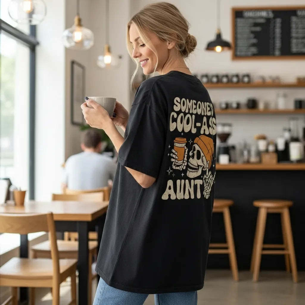 Someones Cool Ass Aunt Tee Cool Aunt Club T-shirt Auntie T-shirt Sister Gifts