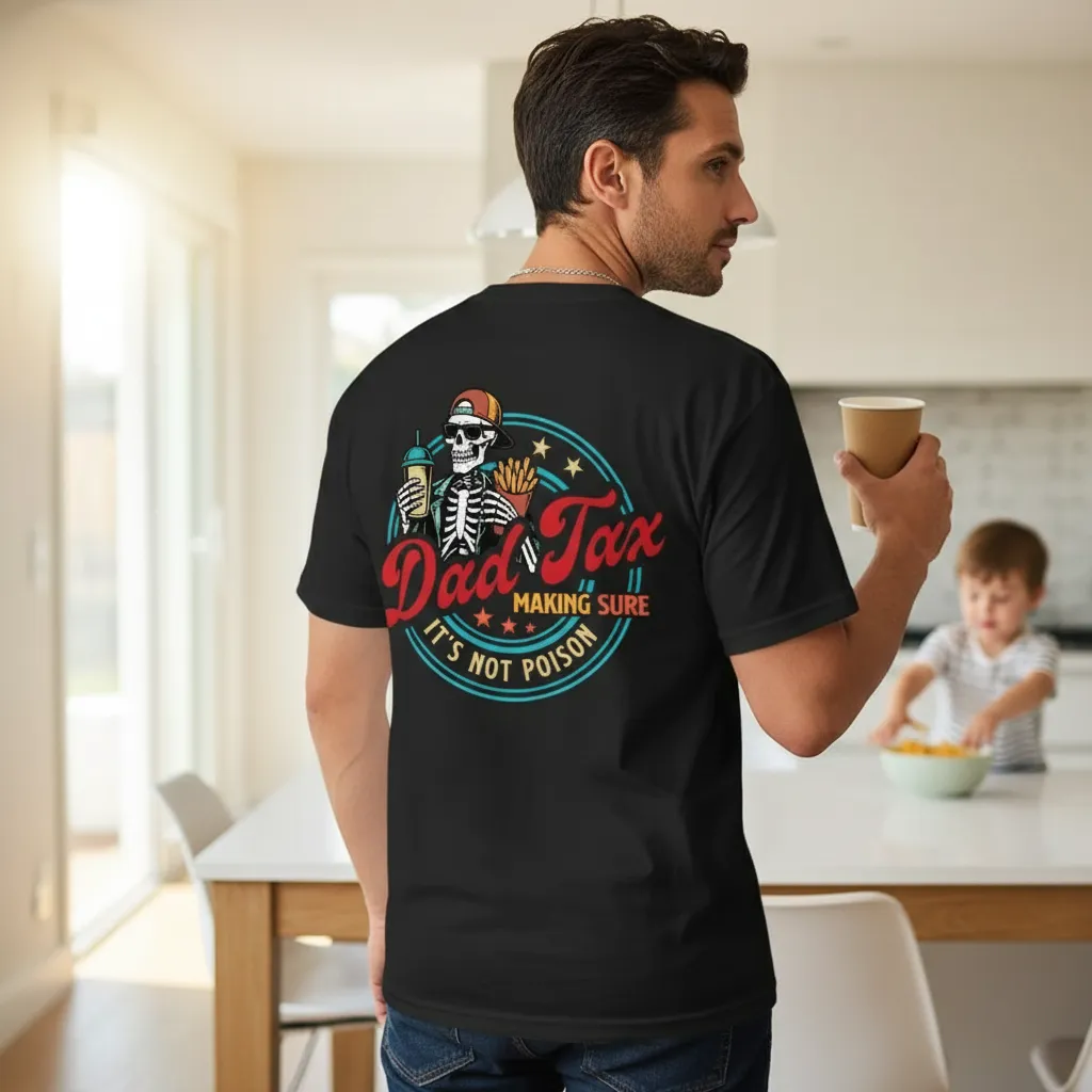 Dad Tax Making Sure It's Not Poison Fathers Day Shirt Funny Dad Tax Shirt Gift For Dad