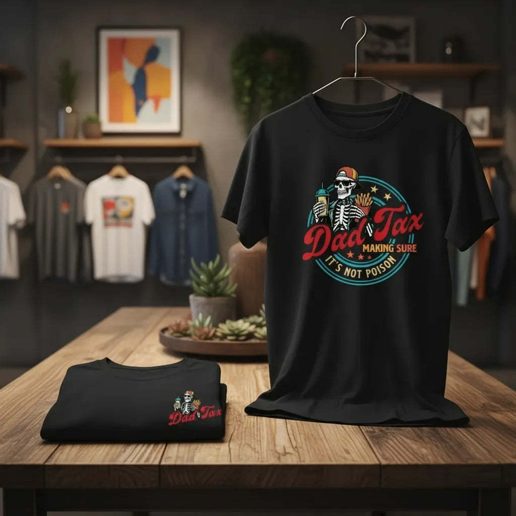 Dad Tax Making Sure It's Not Poison Fathers Day Shirt Funny Dad Tax Shirt Gift For Dad