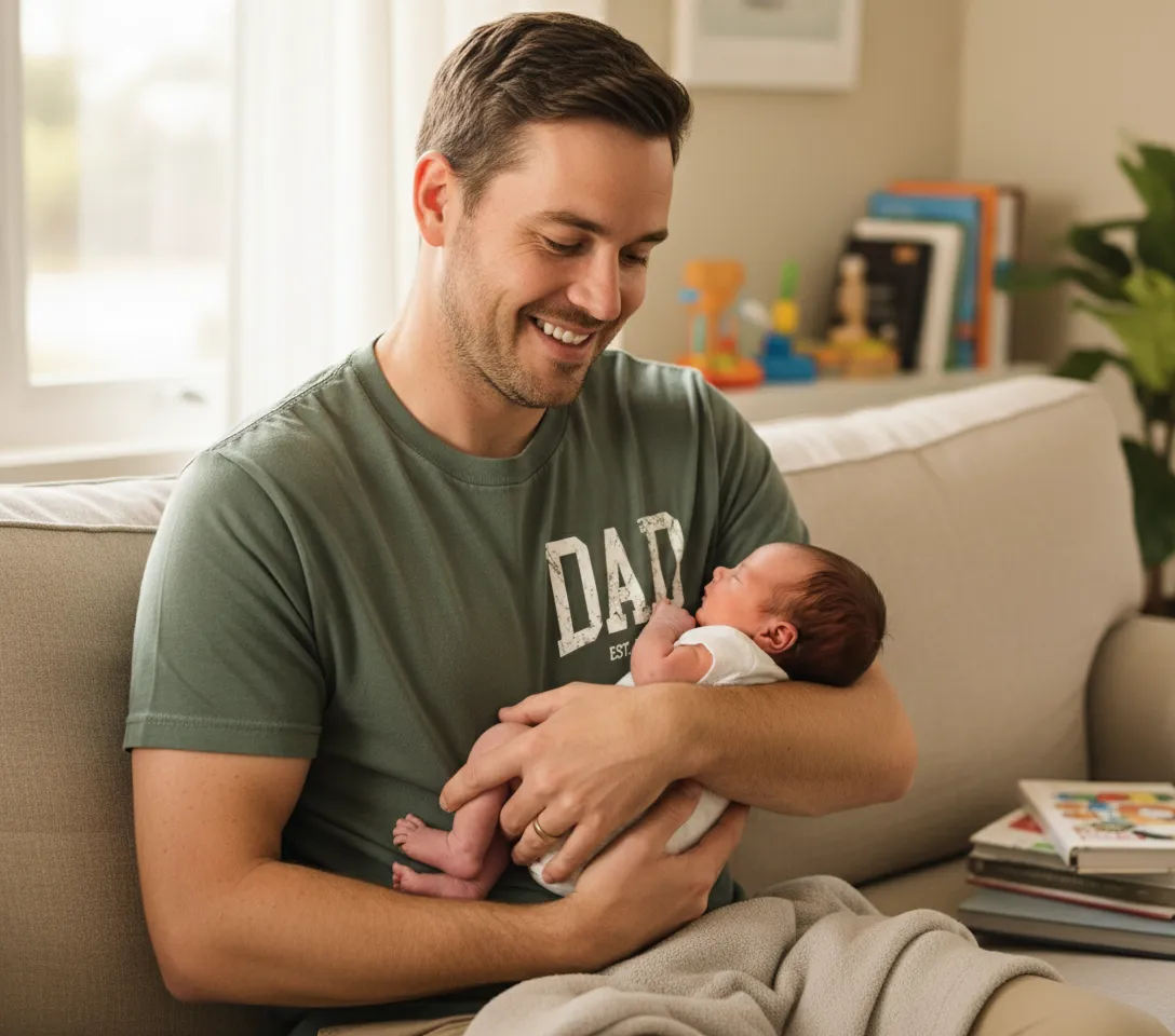 Dad Est Shirt New Dad Tee Cute Father's Day Gift
