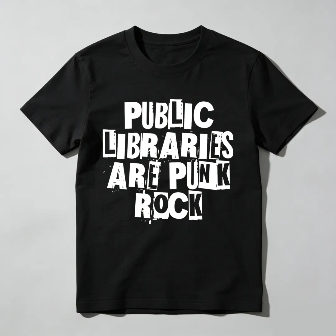 Public Libraries Are Punk Rock Unisex Classic T-shirt