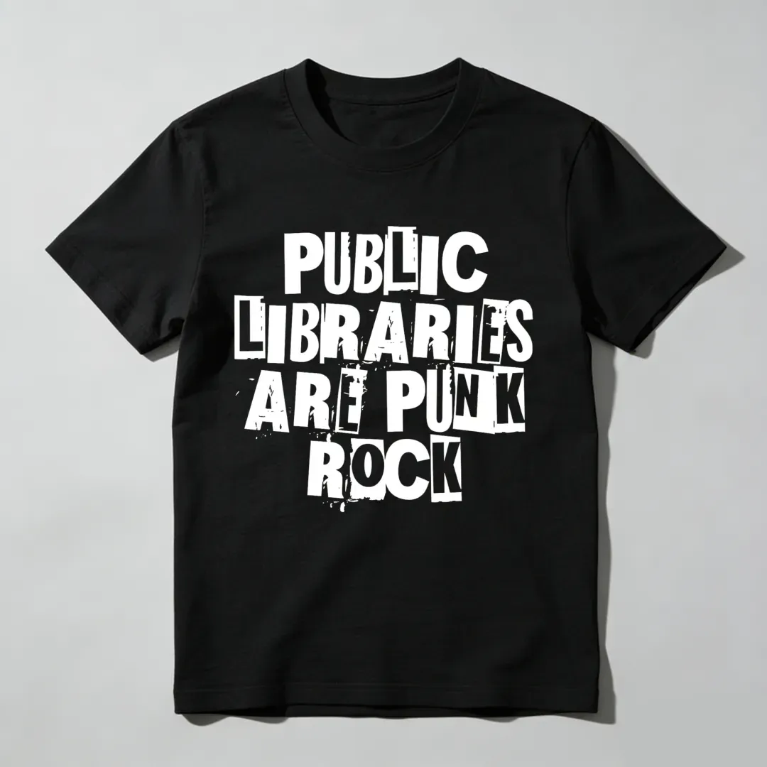 Public Libraries Are Punk Rock Unisex Classic T-shirt