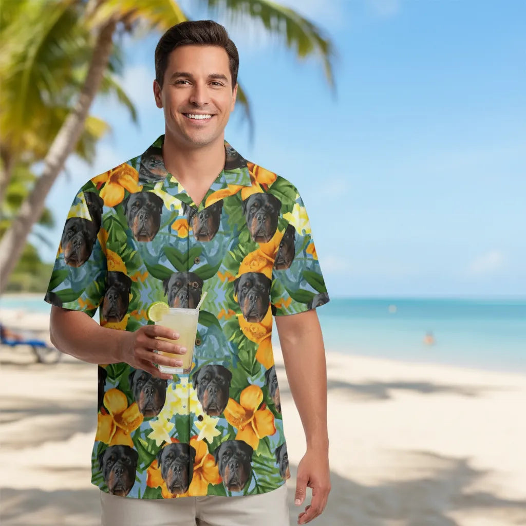 Personalized Face Hawaiian Shirt Gifts for Husband Summer Essentials