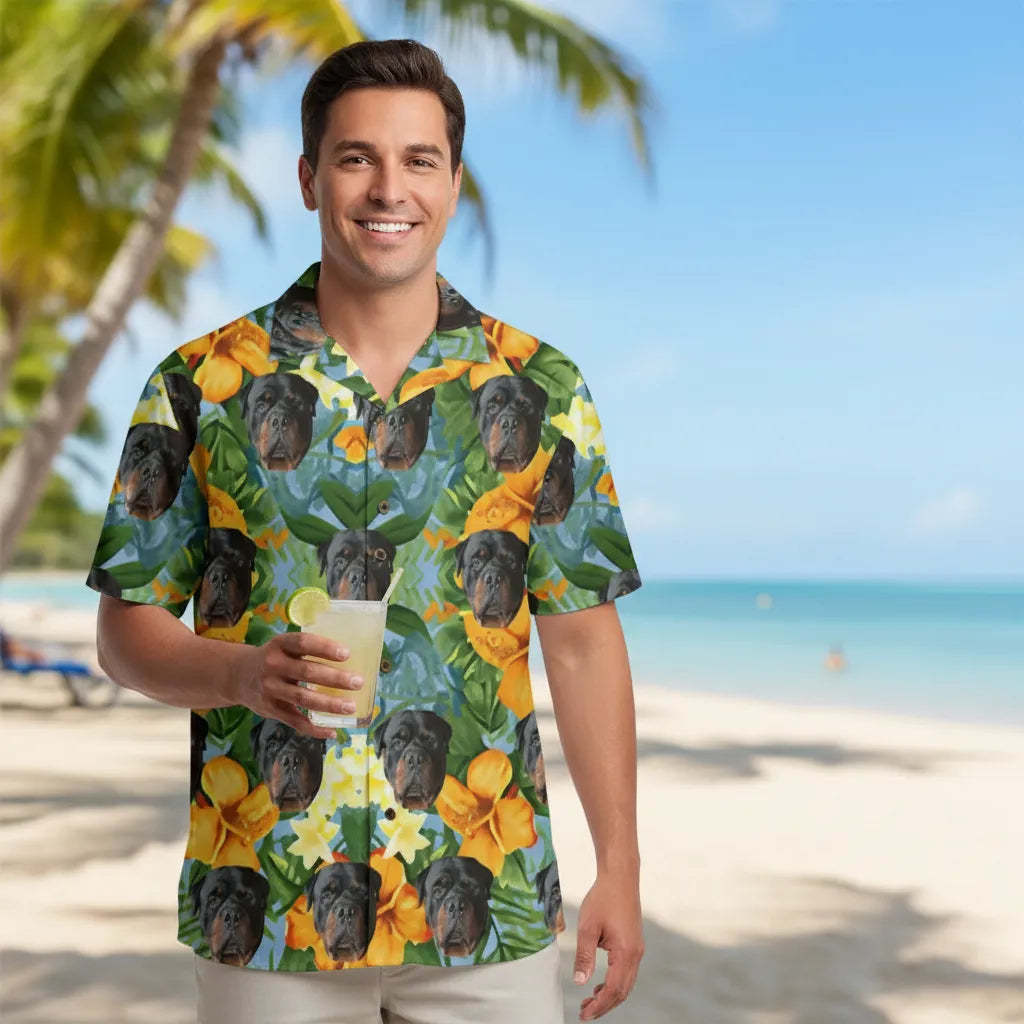 Personalized Face Hawaiian Shirt Gifts for Husband Summer Essentials