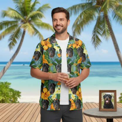Personalized Face Hawaiian Shirt Gifts for Husband Summer Essentials