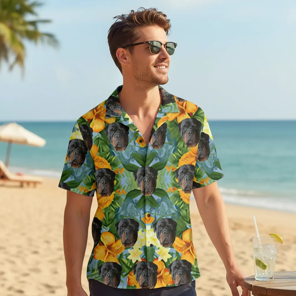 Personalized Face Hawaiian Shirt Gifts for Husband Summer Essentials