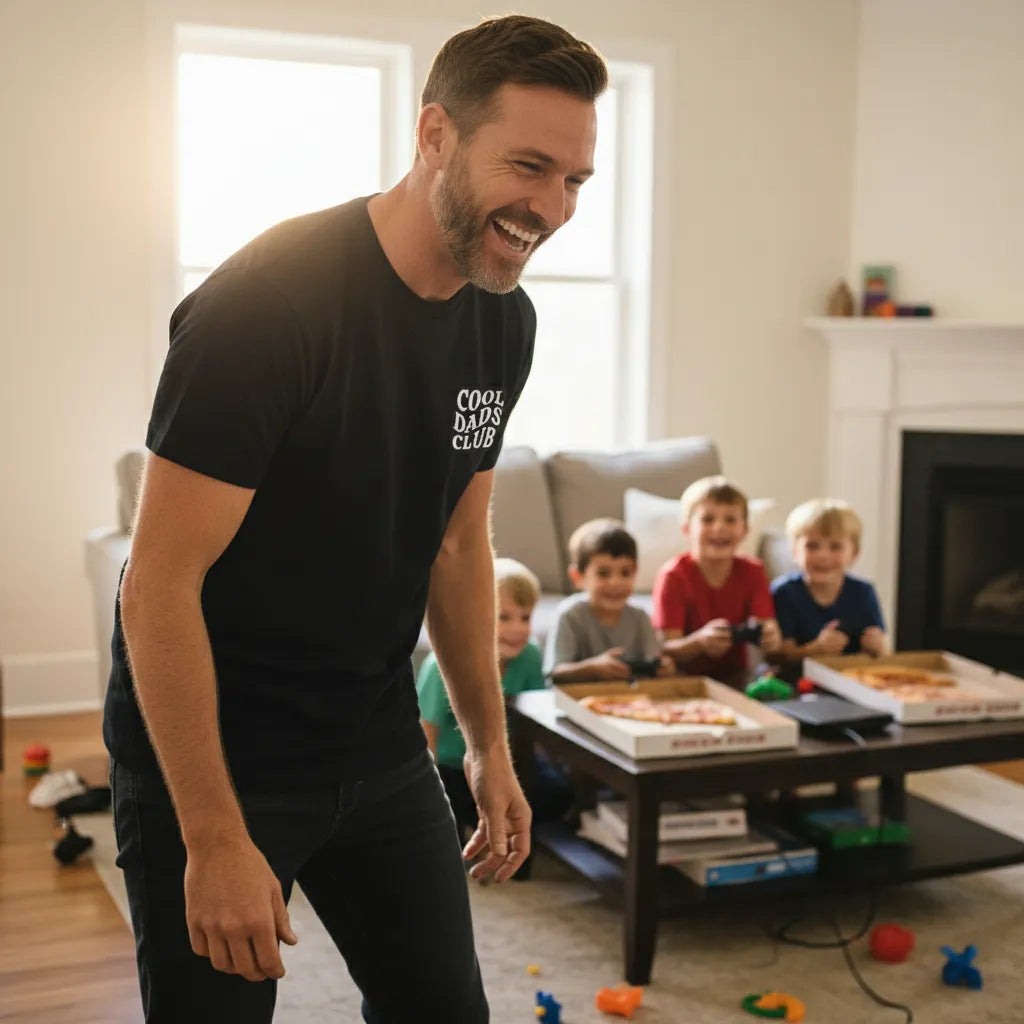 Dumbass Kids Club Vintage Black T-Shirt Dad Humor Tee Funny Father's Day Gift