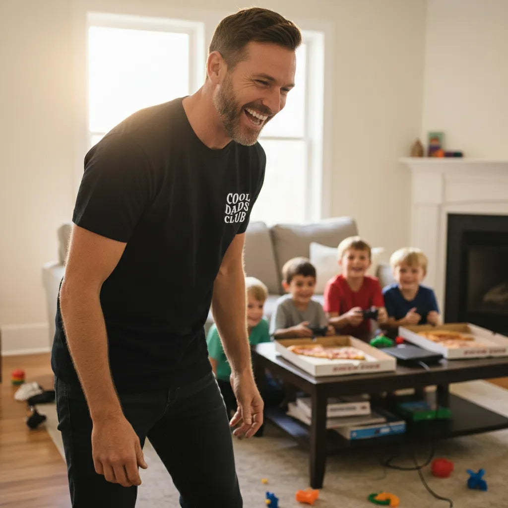 Dumbass Kids Club Vintage Black T-Shirt Dad Humor Tee Funny Father's Day Gift