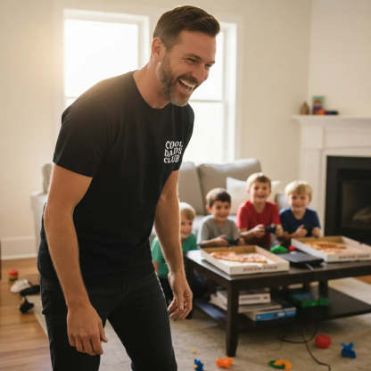 Dumbass Kids Club Vintage Black T-Shirt Dad Humor Tee Funny Father's Day Gift
