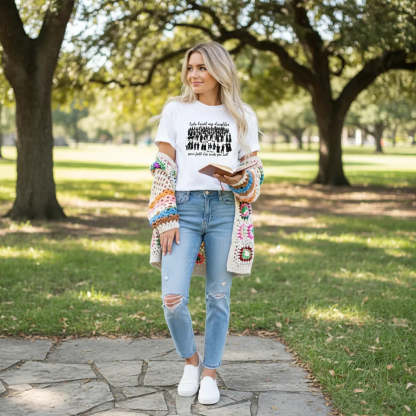 Jesus Christian Shirt For Women Take Heart My Daughter Premium Christian Tee