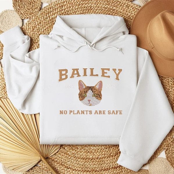 Personalized Embroidered Pet Sweatshirt with Pets Name