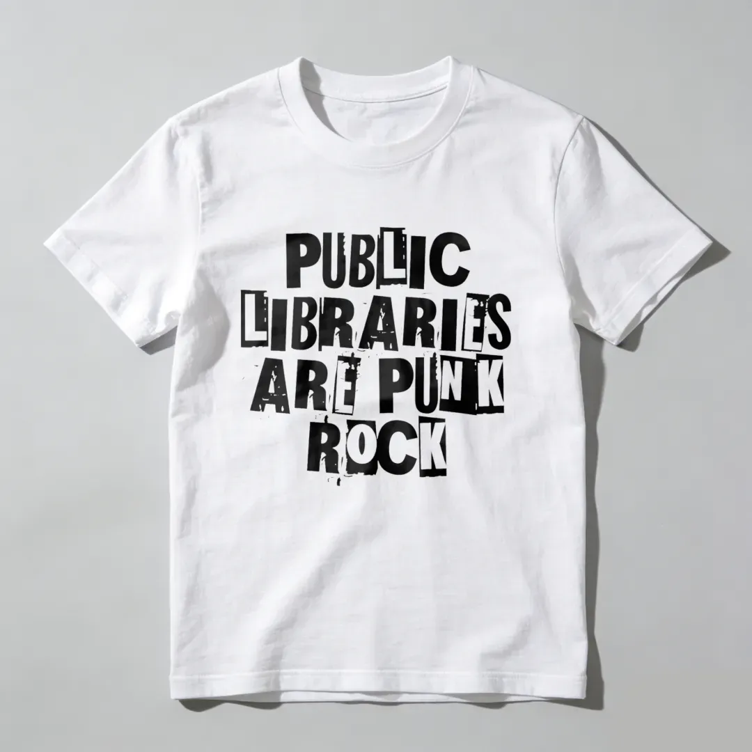 Public Libraries Are Punk Rock Unisex Classic T-shirt