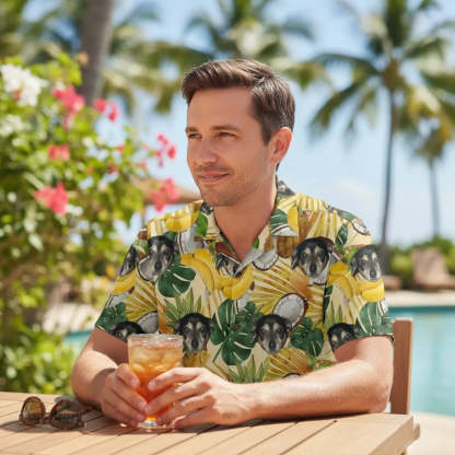 Personalized Face Hawaiian Shirt Summer Party Shirt Funny Gift for Him