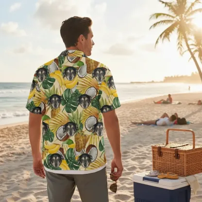Personalized Face Hawaiian Shirt Summer Party Shirt Funny Gift for Him