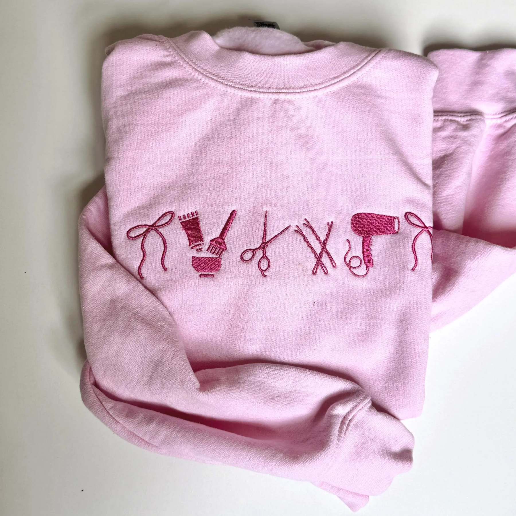 Embroidered Minimalist Nurse Life Icons Sweatshirt Hoodie