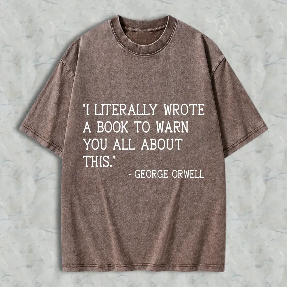 I Literally Wrote A Book To Warn You All About This Unisex Washed T-shirt