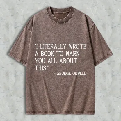 I Literally Wrote A Book To Warn You All About This Unisex Washed T-shirt