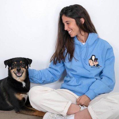 Custom Embroidered Pet From Your Photo Sweatshirt