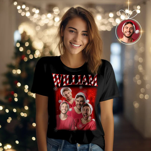 Personalized Name and Photo Vintage T-shirt