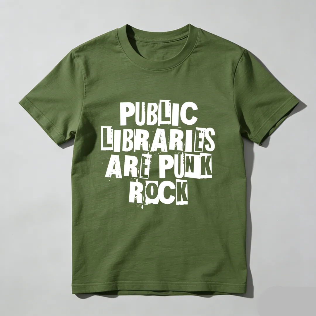 Public Libraries Are Punk Rock Unisex Classic T-shirt