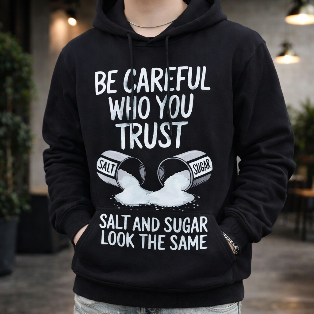 Retro Style T-Shirt Funny Humorous Life Quote Sweatshirt Hoodie