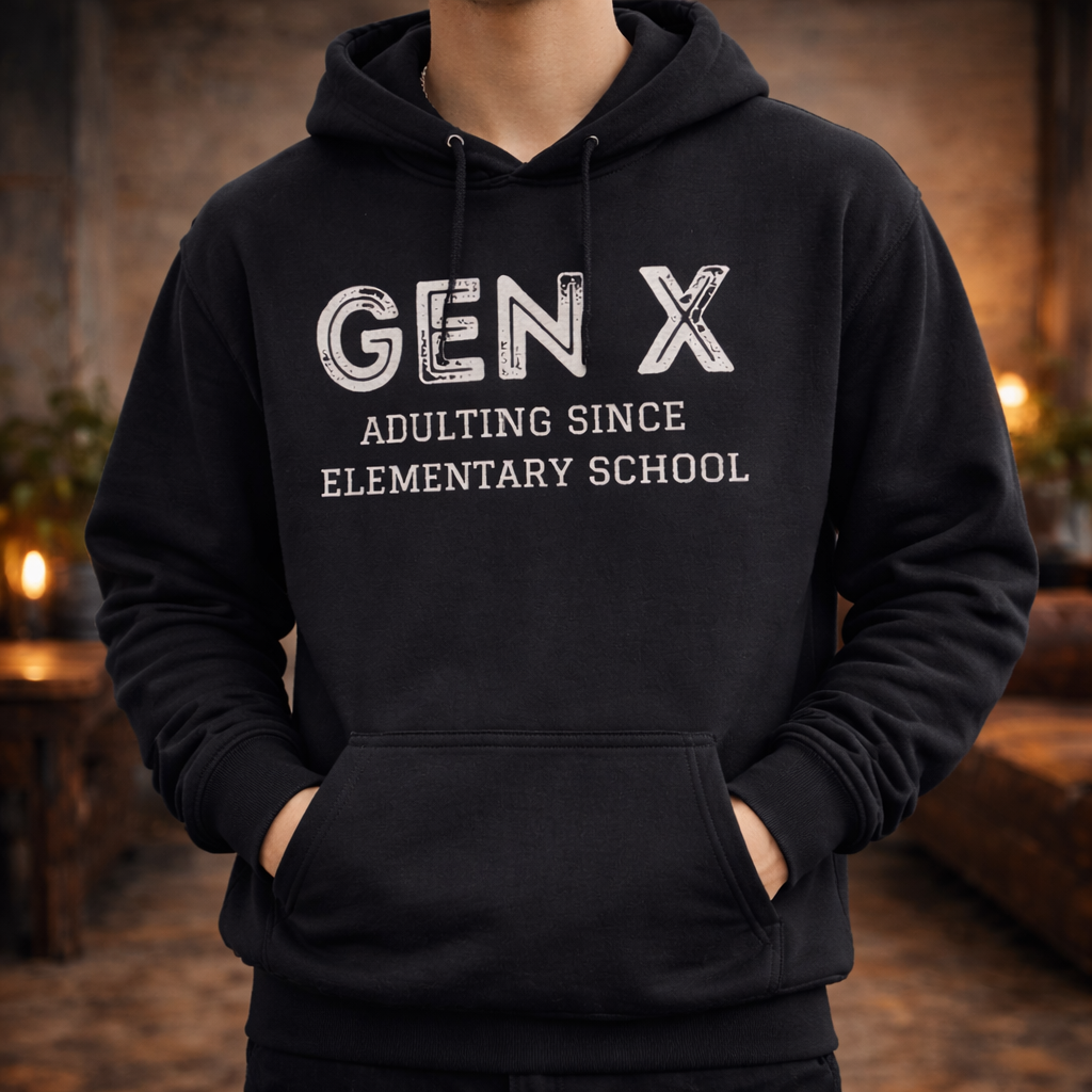 Retro Style T-Shirt Funny Humorous Life Quote Sweatshirt Hoodie