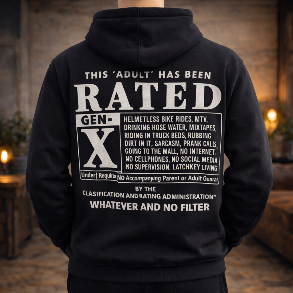 Retro Style T-Shirt Funny Humorous Life Quote Sweatshirt Hoodie