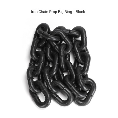 Thick Heavy Duty Eco-Friendly Cartoon Plastic Dog Leash with Large Iron Chain Funny Prank Walking Pet Supplies