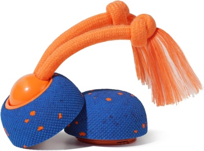 Smart Interactive Dog Toy Wicked Ball Rolly Automatic Moving Bouncing Rotating E-TPU Material Rope Barks Sound Active Rolling