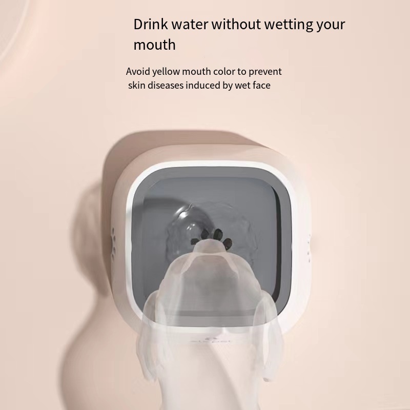  Dog Drinking Bowl, No-Spill Slow Feeder Water Bowl for Dogs and Cats with Floating Disk - Splash-Proof Design for Travel, Ideal for Small Dogs and Messy Drinker