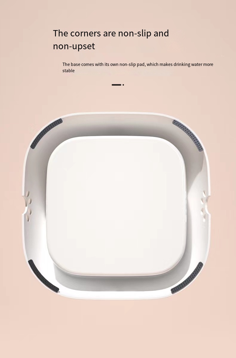  Dog Drinking Bowl, No-Spill Slow Feeder Water Bowl for Dogs and Cats with Floating Disk - Splash-Proof Design for Travel, Ideal for Small Dogs and Messy Drinker