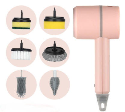 Electric Spin Scrubber Cleaning Brush:Rechargeable Scrubber Brush with 3 Replaceable Brush Heads,Handheld Cordless Power Scrubber,Cleaning Tools for Bathtub,Floor,Wall,Tile,Sink