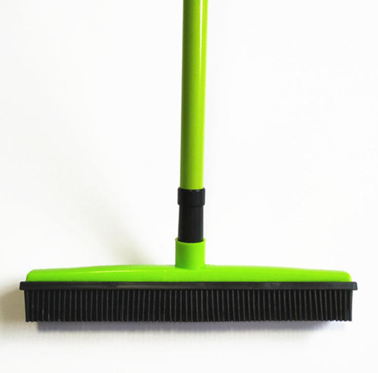 Adjustable Rubber Pet Hair Removal Broom Brush Dust Scraper Carpet Sweeper Wash Mop Telescopic Window Car Floor Cleaner