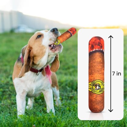 Funny Dog Toys - Plush Squeaky Toys for Medium, Small and Large - Cool Stuffed for Dog Birthday