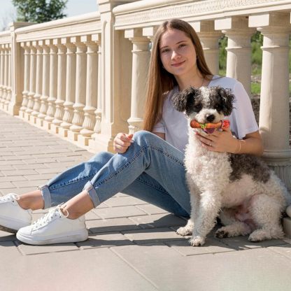 Funny Dog Toys - Plush Squeaky Toys for Medium, Small and Large - Cool Stuffed for Dog Birthday