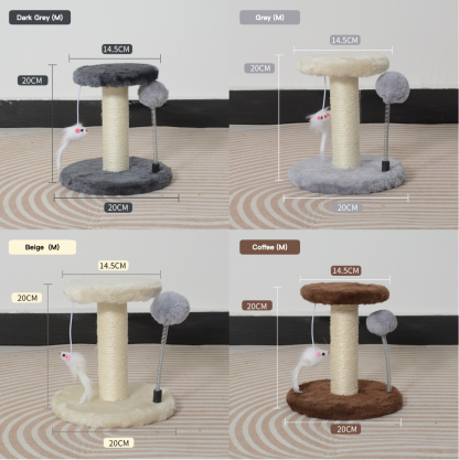 Cat Climbing Frame Cat Scratch Pad Cat Claw Frame Vertical No Crumb Sisal Cat Climbing Frame Teasing Cat Supplies Toys