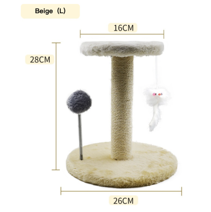 Cat Climbing Frame Cat Scratch Pad Cat Claw Frame Vertical No Crumb Sisal Cat Climbing Frame Teasing Cat Supplies Toys