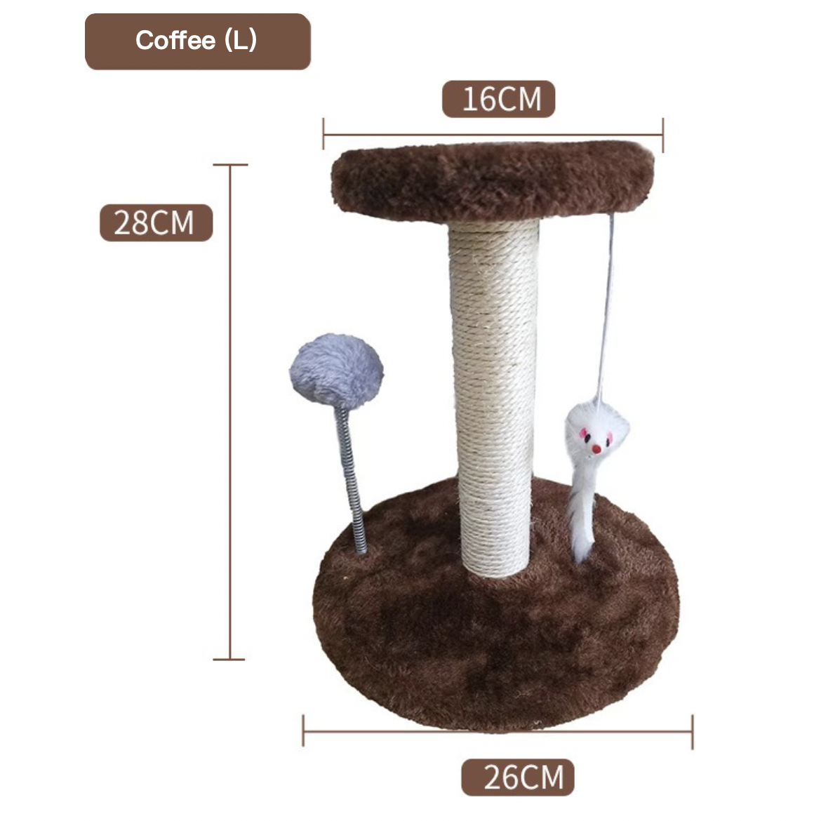 Cat Climbing Frame Cat Scratch Pad Cat Claw Frame Vertical No Crumb Sisal Cat Climbing Frame Teasing Cat Supplies Toys
