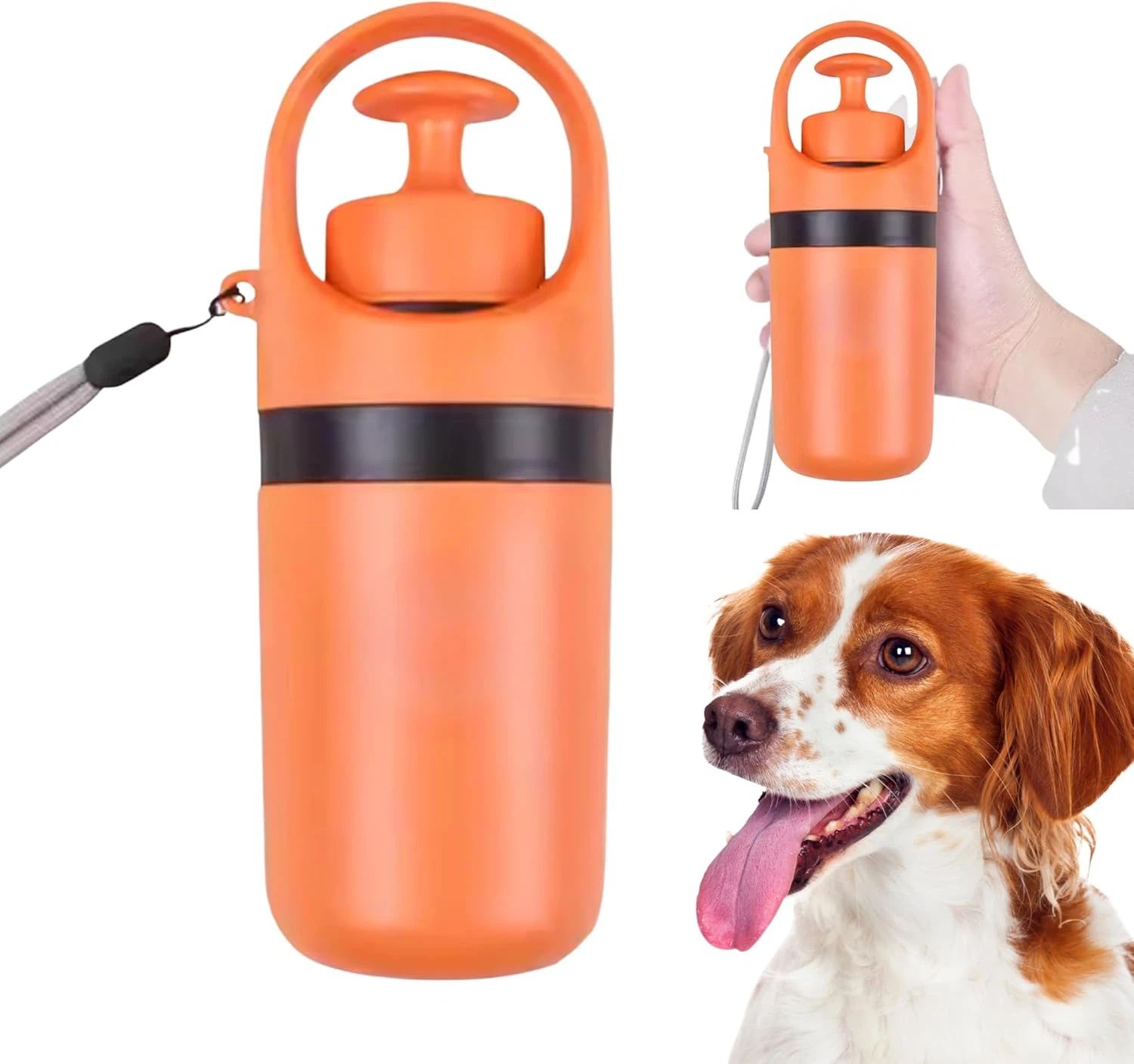 Dog Pooper Scooper for Large Small Dogs - Portable Eco-Friendly Lightweight Poop Scooper for Dogs, Mini Waste Picker for Lawn, Grass, Gravel, and Easy to Carry 