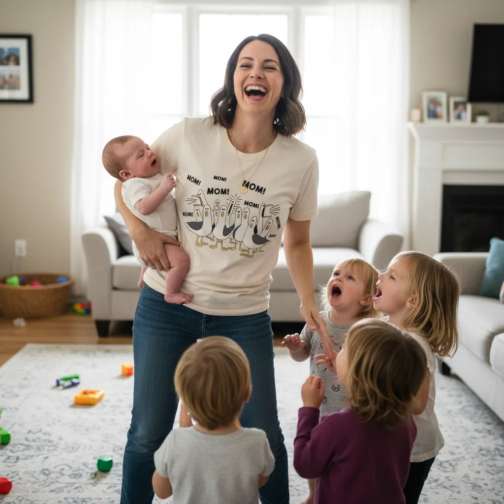 Personalized Seagulls Mom Shirt Gift for Mom