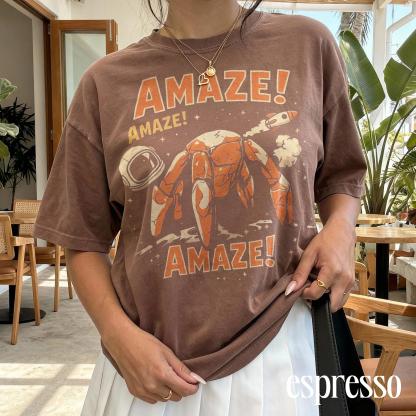 Amaze Rocket Rocky Shirt, Project Hail Mary Comfort Colors® T Shirt, Retro Sci Fi Alien Book Lover Graphic Tee